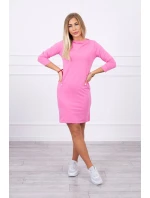 Klasické růžové šaty