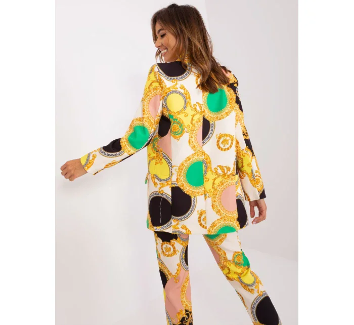 Marynarka DHJ MA model 18725629 czarno beżowy - FPrice