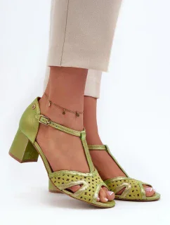 Sandály na podpatku  model 197702 Step in style