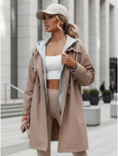 Kurtka parka damska LOIRE beżowa FashionStreet TY4295