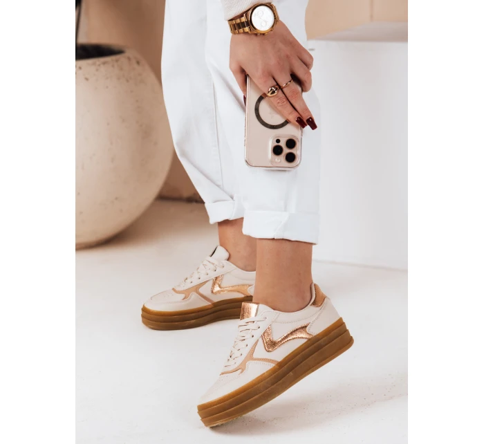 Dámské sportovní tenisky SPARKSOLO beige FashionStreet ZY0638