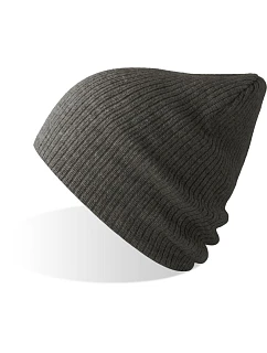 Pletená čepice dark grey melange model 22478877 - Atlantis Headwear
