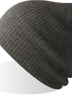 Pletená čepice dark grey melange model 22478877 - Atlantis Headwear