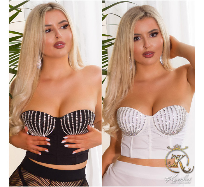Sexy Koucla Crop Top with Glitter model 19632521 - Style fashion