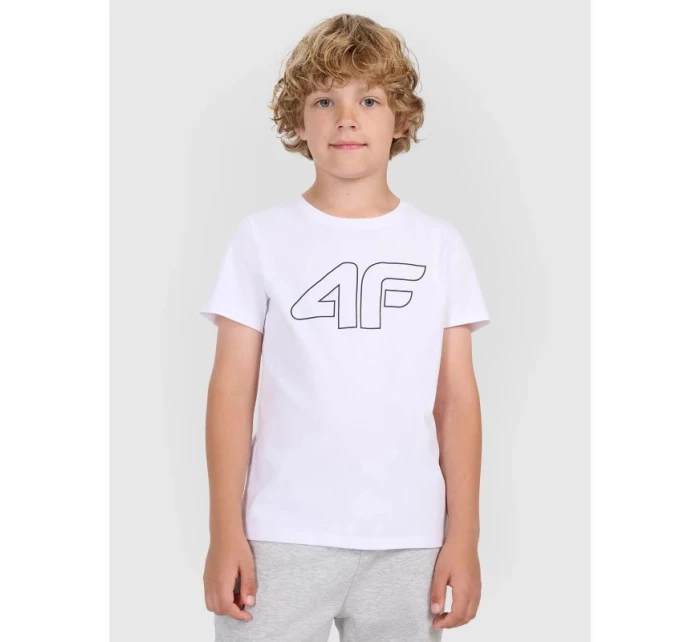 Chlapecké tričko s potiskem 4F Junior 4FJWMM00TTSHM2331-10S