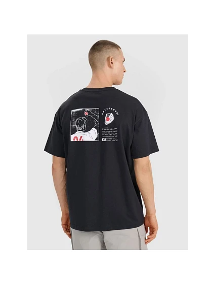 Pánské tričko oversize s potiskem model 21736345 - 4F