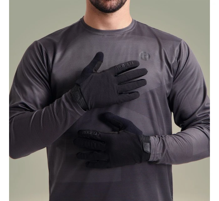 Rogelli MTB rukavice ADVNTR černé M Rogelli MTB rukavice ADVNTR černé M