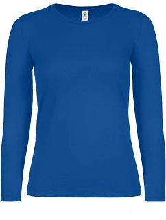 B&C #E150 LSL /women Dámské tričko s dlouhým rukávem 01.006T royal blue