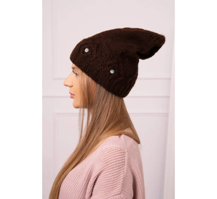 Dámská čepice Ramona K383 hnědá Dámská čepice Ramona K383 hnědá