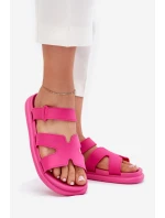 Dámské Gumové Pantofle S Páskem Fuchsie Tavirae Dámské Gumové Pantofle S Páskem Fuchsie Tavirae