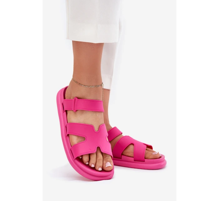 Dámské Gumové Pantofle S Páskem Fuchsie Tavirae Dámské Gumové Pantofle S Páskem Fuchsie Tavirae