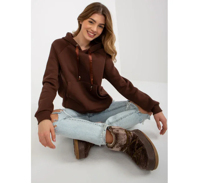 Mikina TW BL 1003.95P tmavě hnědá