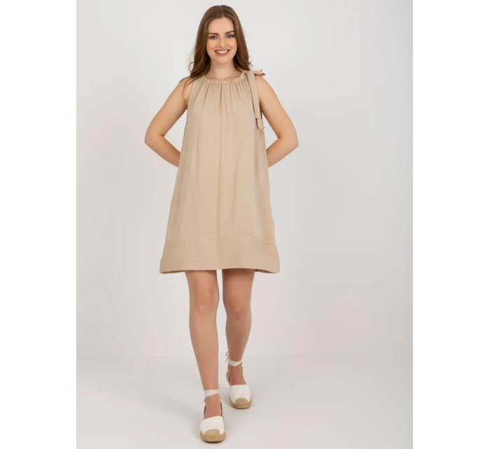 TW SK BI 89923 šaty.29 béžová TW SK BI 89923 šaty.29 béžová