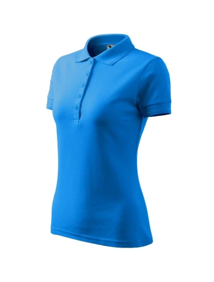 Pique Polo polokošile dámská model 20835753 blue - MALFINI, a.s. Pique Polo polokošile dámská model 20835753 blue - MALFINI, a.s.