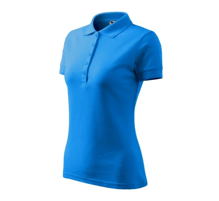 Pique Polo polokošile dámská model 20835753 blue - MALFINI, a.s. Pique Polo polokošile dámská model 20835753 blue - MALFINI, a.s.