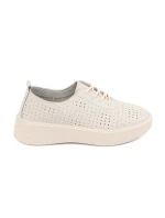 Praktické dámské Jasnobeżowy polobotky platforma Praktické dámské Jasnobeżowy polobotky platforma