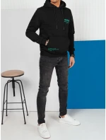 Pánská mikina s kapucí černá Dstreet model 21976012 - FashionStreet