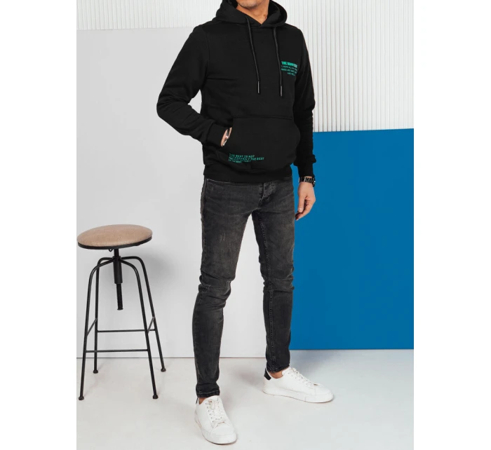 Pánská mikina s kapucí černá Dstreet model 21976012 - FashionStreet