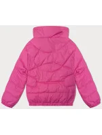 Růžová prošívaná bunda se stojáčkem Miss model 21410892 - Miss TiTi
