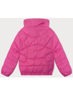 Růžová prošívaná bunda se stojáčkem Miss TiTi (2481)