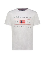 Geografické Norsko DB 254 M šedé tričko model 21179703 - Geographical Norway