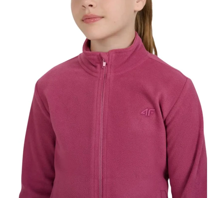 Dívčí fleece 4F F346 tmavě fialový 4FJWAW25TFLEF346 50S Dívčí fleece 4F F346 tmavě fialový 4FJWAW25TFLEF346 50S