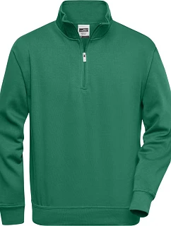 Daiber JN 831 Pracovní mikina s 1/4 zipem 02.0831 dark green