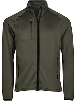 Tee Jays TJ 9100 Pánská strečová fleecová bunda 18.9100 deep green