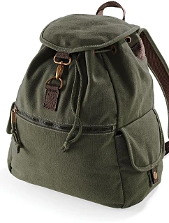 Quadra QD 612 Vintage plátěný batoh 51.D612 vintage military green