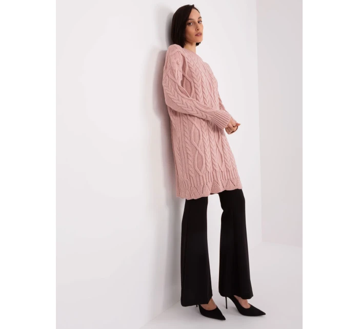 Sukienka BA SK model 19040767 jasny różowy - FPrice Sukienka BA SK model 19040767 jasny różowy - FPrice