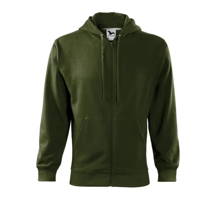 Trendy Zipper mikina pánská military