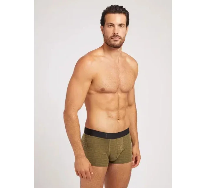 Pánské boxerky 3 pack U3BG01K6YW0 P84S černá/khaki - Guess
