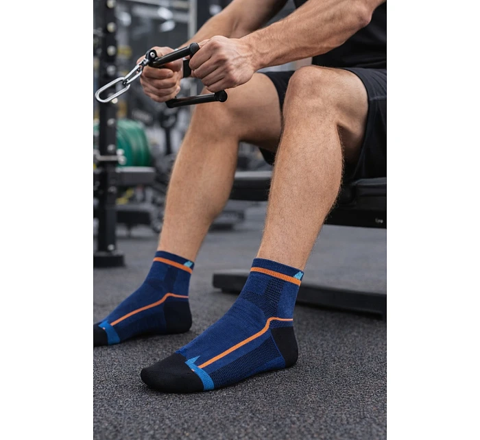 Skarpetki męskie wzorowane krótkie Ag+ model 22035764 - Gatta