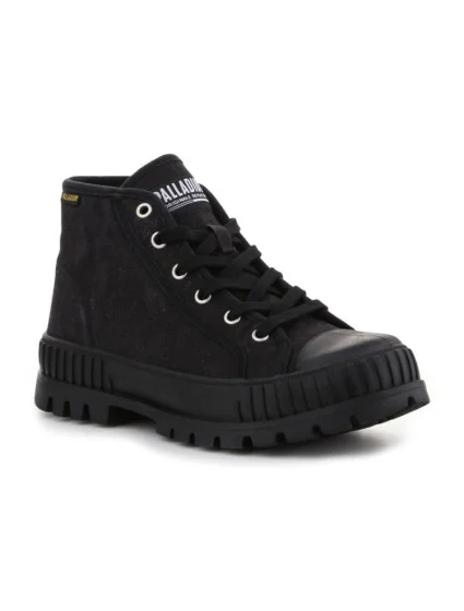 Boty Palladium Pallashock Mid OG Black/Black U 76681-008-M Boty Palladium Pallashock Mid OG Black/Black U 76681-008-M