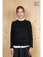 Women Dámský svetr deep black model 22500656 - NEOBLU
