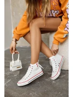 Vysoké Tenisky Big Star JJ274127 Bílý Vysoké Tenisky Big Star JJ274127 Bílý