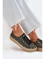 Vzory tenisky dámské na platformě s pletením model 21694043 černé - Lee Cooper