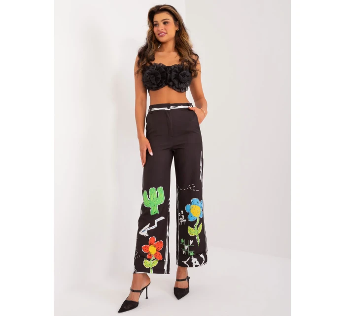 Spodnie DHJ SP model 20112999 czarny - FPrice Spodnie DHJ SP model 20112999 czarny - FPrice