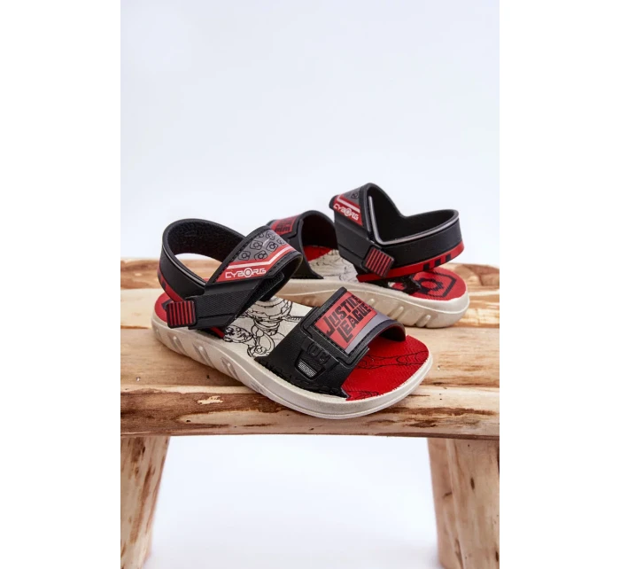Dětské sandály Grendene Kids Černo-červené
