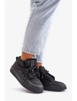 Zateplené Dámské Tenisky Big Star Černé Zateplené Dámské Tenisky Big Star Černé