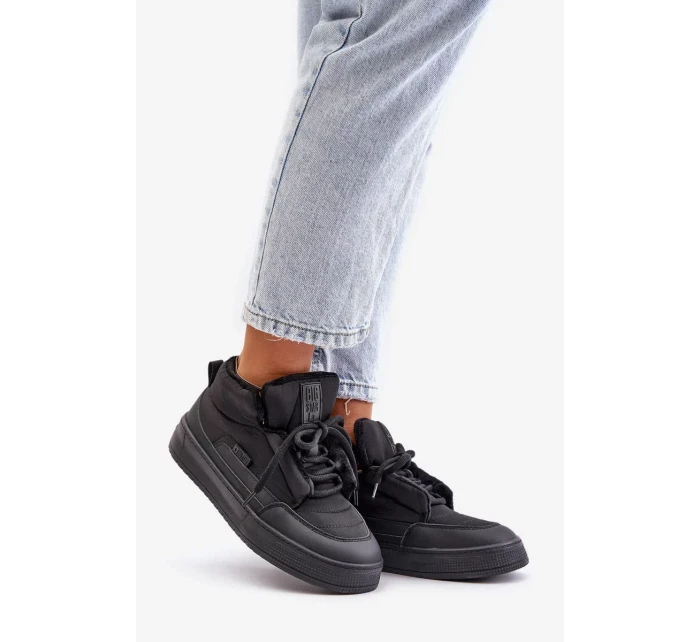 Zateplené Dámské Tenisky Big Star Černé Zateplené Dámské Tenisky Big Star Černé