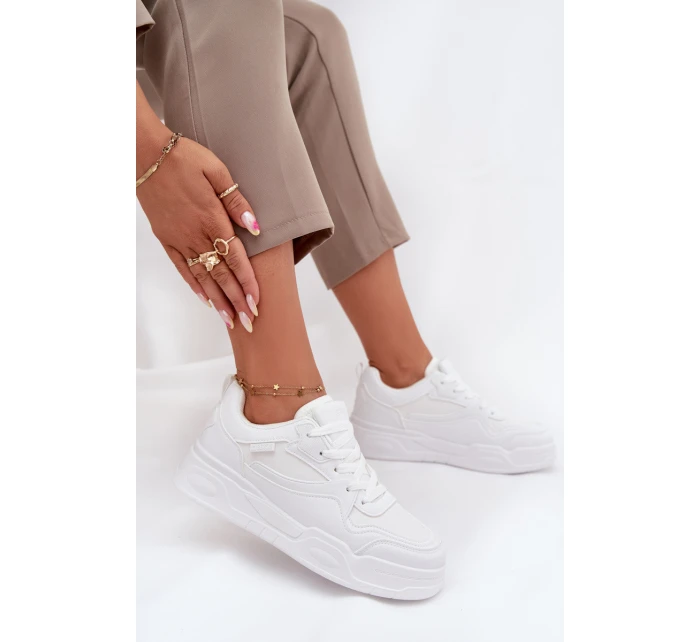 Dámské tenisky na platformě Big Star HI-POLY SYSTEM – bílé Dámské tenisky na platformě Big Star HI-POLY SYSTEM – bílé