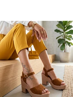 Sandály na podpatku  model 229781 Solea