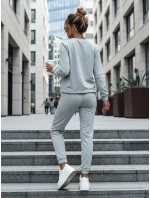 MILIAN dámská tepláková souprava světle šedá FashionStreet AY0816