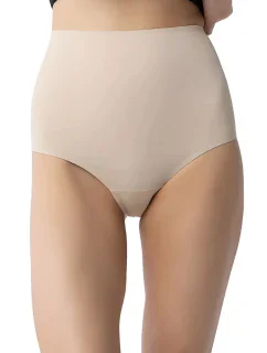 Dámské kalhotky Amber maxi high beige - JULIMEX