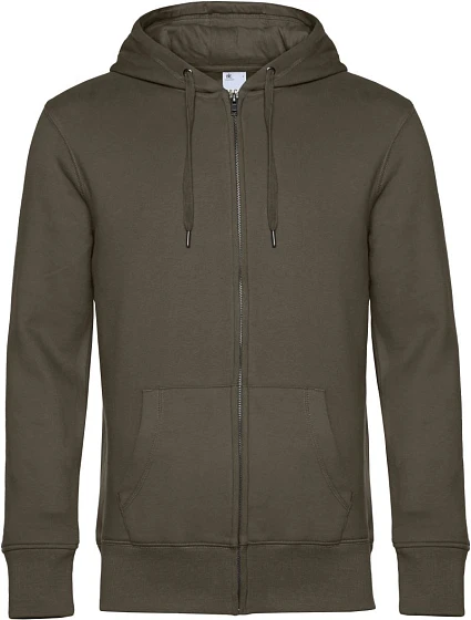 B&C KING Zipped Hood_° Pánská mikina s kapucí 01.U03K khaki B&C KING Zipped Hood_° Pánská mikina s kapucí 01.U03K khaki