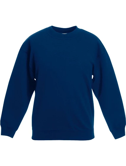 Fruit of the Loom Classic Kids Set-In Sweat Dětská mikina 16.2041 navy Fruit of the Loom Classic Kids Set-In Sweat Dětská mikina 16.2041 navy