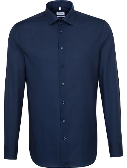 Seidensticker Shirt Shaped LSL Košile s dlouhým rukávem 78.1000 navy