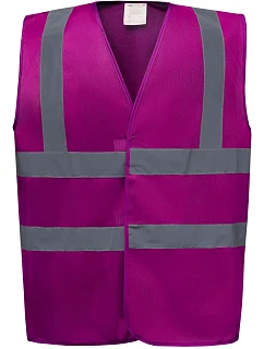 HVW 100 HiVis bezpečnostní vesta model 22502130 raspberry - Yoko