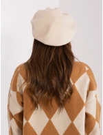 Czapka AT CZ model 18997430 jasny beżowy - FPrice Czapka AT CZ model 18997430 jasny beżowy - FPrice